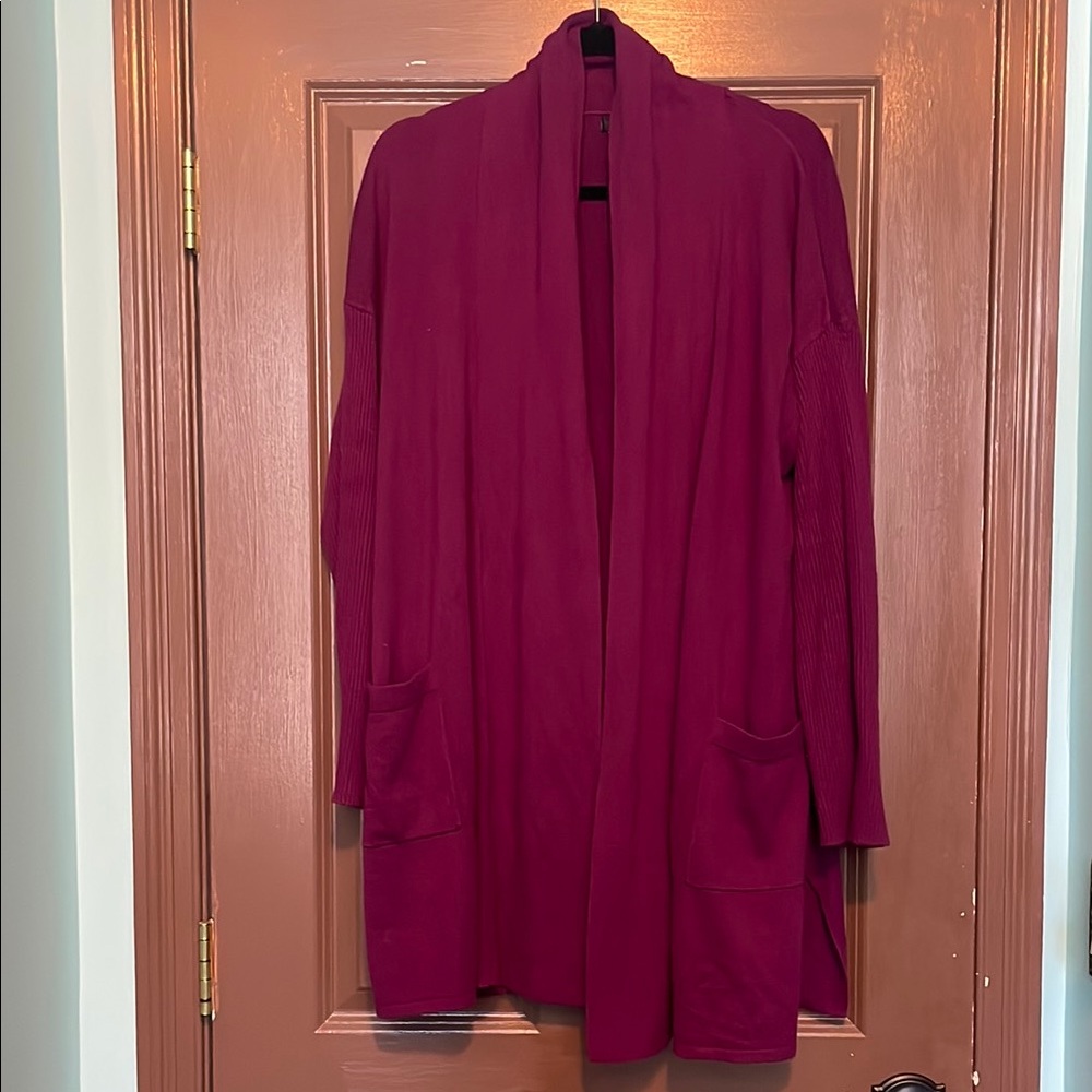 Natori Women's Cardigan in Fuscia